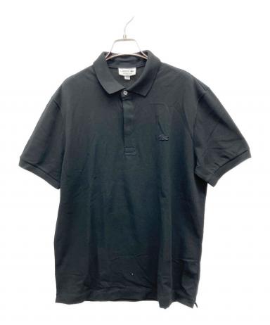 中古・古着通販】LACOSTE (ラコステ) 半袖ポロシャツ ブラック サイズ