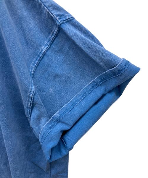 DOUBLE NAME（ダブルネーム）DOUBLE NAME (ダブルネーム) 半袖カットソー ブルー サイズ:Fの古着・服飾アイテム