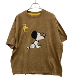 DOUBLE NAME（ダブルネーム）の古着「半袖カットソー」｜ブラウン