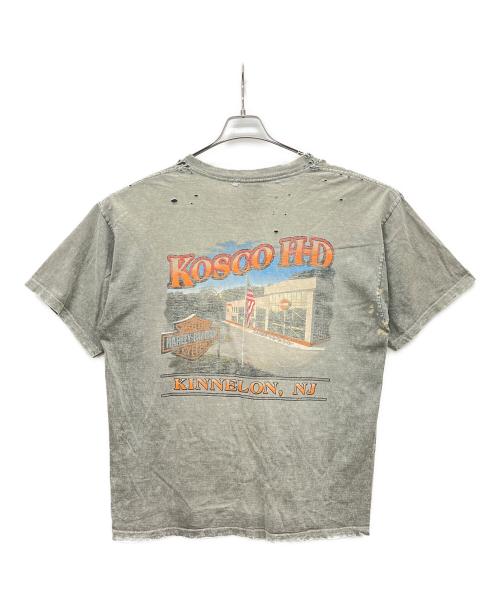 HARLEY-DAVIDSON（ハーレーダビッドソン）HARLEY-DAVIDSON (ハーレーダビッドソン) バックプリントTシャツ グレー サイズ:Lの古着・服飾アイテム