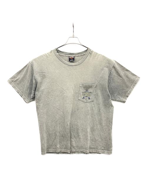 HARLEY-DAVIDSON（ハーレーダビッドソン）HARLEY-DAVIDSON (ハーレーダビッドソン) バックプリントTシャツ グレー サイズ:Lの古着・服飾アイテム