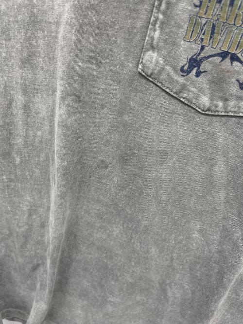 HARLEY-DAVIDSON（ハーレーダビッドソン）HARLEY-DAVIDSON (ハーレーダビッドソン) バックプリントTシャツ グレー サイズ:Lの古着・服飾アイテム