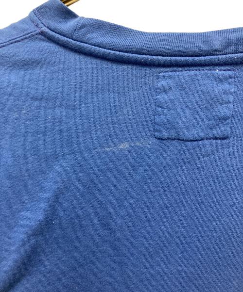 PRESS BOX（プレスボックス）PRESS BOX (プレスボックス) クルーネックスウェット ブルー サイズ:Lの古着・服飾アイテム