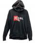DIESEL（ディーゼル）の古着「プルオーバーパーカー」｜ブラック