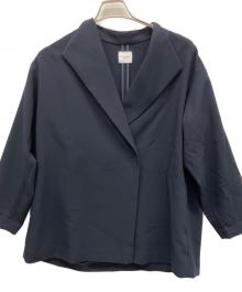 URBAN RESEARCH DOORS（アーバンリサーチドアーズ）の古着「ダブルクロスショートガウン」｜ネイビー