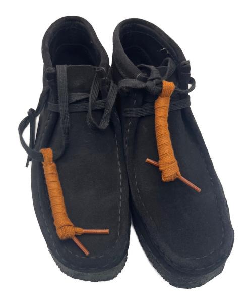 CLARKS（クラークス）CLARKS (クラークス) ワラビーブーツ ブラック サイズ:23.5の古着・服飾アイテム