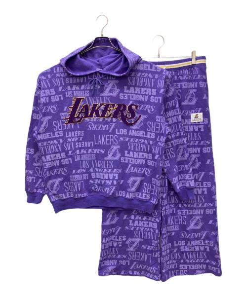 NBA（エヌビーエー）NBA (エヌビーエー) セットアップスウェット パープル サイズ:XLの古着・服飾アイテム