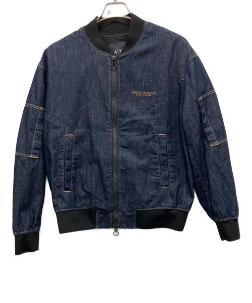 ARMANI EXCHANGE（アルマーニ エクスチェンジ）ARMANI EXCHANGE (アルマーニ エクスチェンジ) デニムボンバージャケット インディゴ サイズ:Sの古着・服飾アイテム