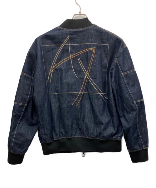 ARMANI EXCHANGE（アルマーニ エクスチェンジ）ARMANI EXCHANGE (アルマーニ エクスチェンジ) デニムボンバージャケット インディゴ サイズ:Sの古着・服飾アイテム