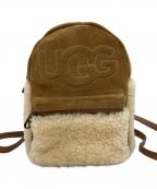 UGGアグ）の古着「スウェードリュック」｜ブラウン×ホワイト