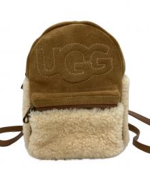 UGG（アグ）の古着「スウェードリュック」｜ブラウン×ホワイト