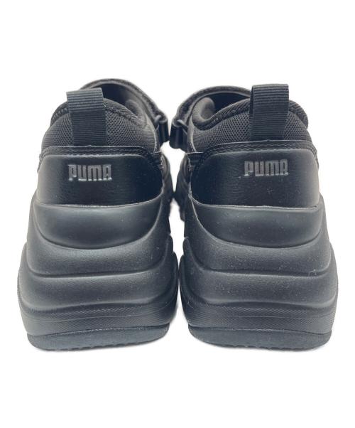 PUMA（プーマ）PUMA (プーマ) パルサー ウェッジ サンダル ブラック サイズ:24.5の古着・服飾アイテム