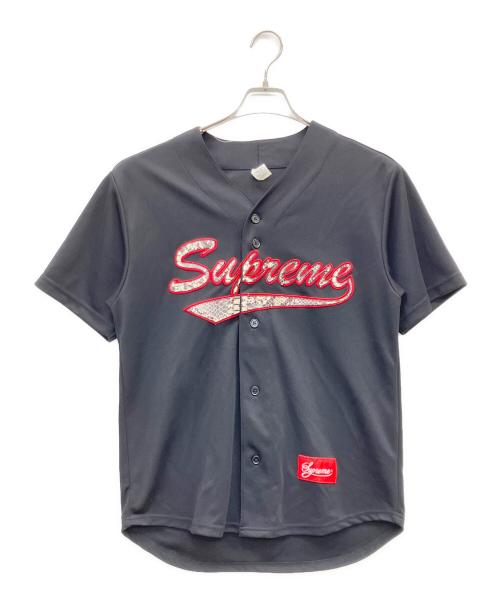 SUPREME（シュプリーム）SUPREME (シュプリーム) ベースボールシャツ ブラック サイズ:Sの古着・服飾アイテム