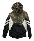 Superdryスーパードライ）の古着「アノラックパーカー」｜ブラック×グリーン
