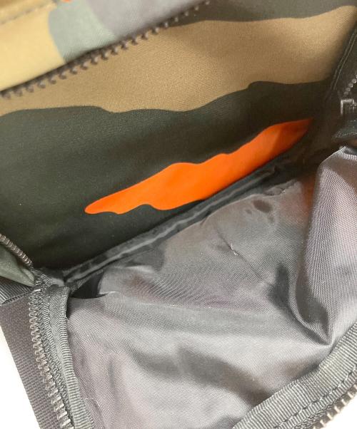 PORTER（ポーター）PORTER (ポーター) BALLOONSAC PS CAMO ver オレンジ×オリーブの古着・服飾アイテム