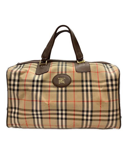 Burberry's（バーバリーズ）Burberry's (バーバリーズ) ボストンバッグ ベージュの古着・服飾アイテム