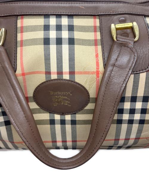 Burberry's（バーバリーズ）Burberry's (バーバリーズ) ボストンバッグ ベージュの古着・服飾アイテム