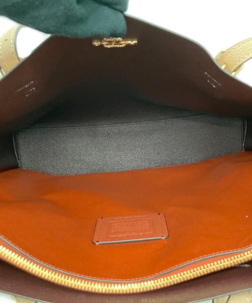 COACH（コーチ）COACH (コーチ) モリートートバッグ ベージュの古着・服飾アイテム