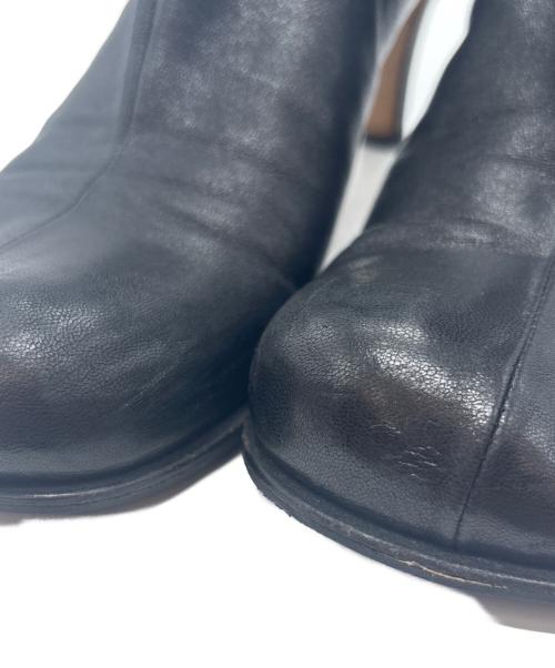BOTTEGA VENETA（ボッテガベネタ）BOTTEGA VENETA (ボッテガベネタ) ブロックアンクルブーツ ブラック サイズ:37の古着・服飾アイテム
