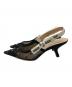 Christian Dior (クリスチャン ディオール) J'ADIORスリングバックパンプス ブラック サイズ:37 1/2 D：32000円