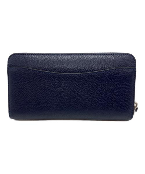 COACH（コーチ）COACH (コーチ) アコーディオン ジップ ウォレット ネイビーの古着・服飾アイテム