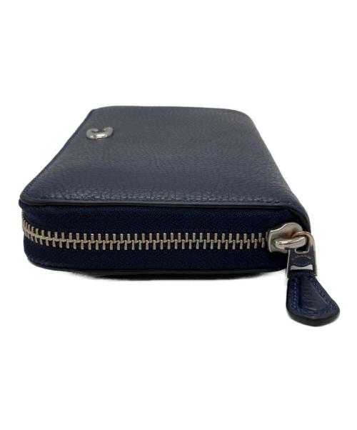 COACH（コーチ）COACH (コーチ) アコーディオン ジップ ウォレット ネイビーの古着・服飾アイテム