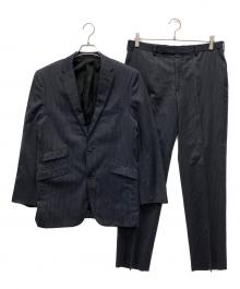 BURBERRY BLACK LABEL（バーバリーブラックレーベル）の古着「セットアップスーツ」｜ネイビー×パープル