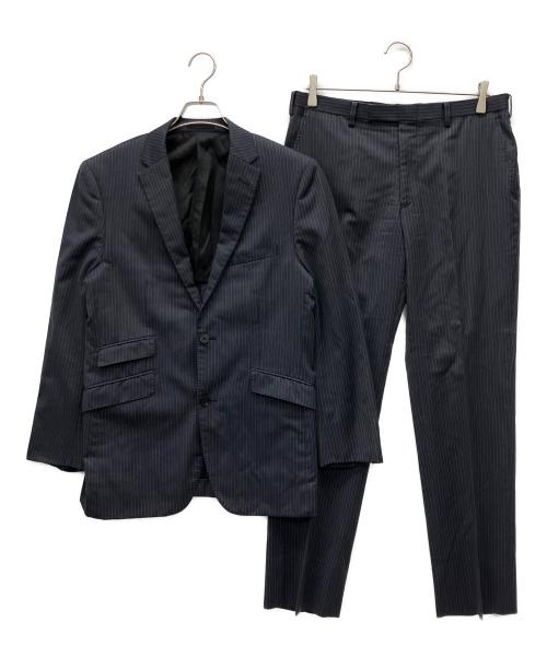 BURBERRY BLACK LABEL（バーバリーブラックレーベル）BURBERRY BLACK LABEL (バーバリーブラックレーベル) セットアップスーツ ネイビー×パープル サイズ:不明の古着・服飾アイテム