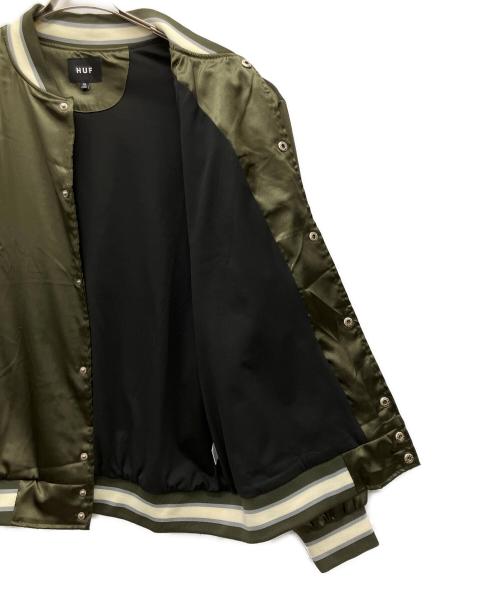 HUF（ハフ）HUF (ハフ) スタジャン オリーブ サイズ:XLの古着・服飾アイテム