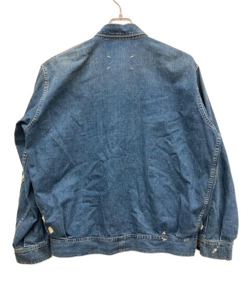 Maison Margiela（メゾンマルジェラ）Maison Margiela (メゾンマルジェラ) ディストレスト デニムジャケット インディゴ サイズ:50の古着・服飾アイテム