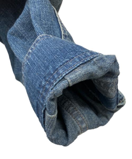Maison Margiela（メゾンマルジェラ）Maison Margiela (メゾンマルジェラ) ディストレスト デニムジャケット インディゴ サイズ:50の古着・服飾アイテム