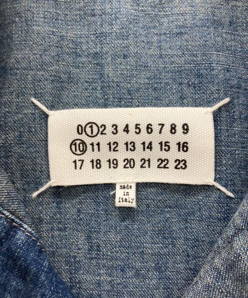 Maison Margiela（メゾンマルジェラ）Maison Margiela (メゾンマルジェラ) ディストレスト デニムジャケット インディゴ サイズ:50の古着・服飾アイテム