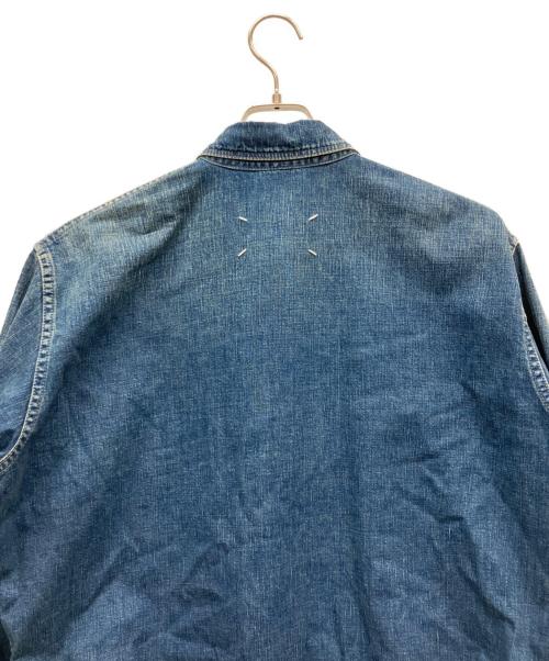 Maison Margiela（メゾンマルジェラ）Maison Margiela (メゾンマルジェラ) ディストレスト デニムジャケット インディゴ サイズ:50の古着・服飾アイテム