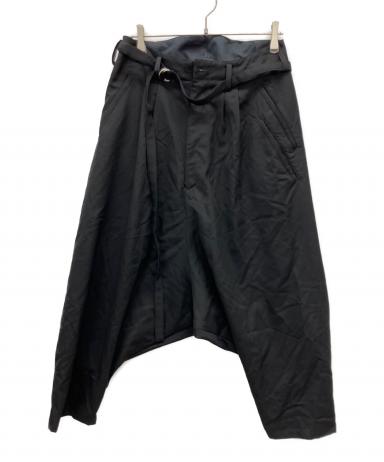 中古・古着通販】sulvam (サルバム) サルエルパンツ ブラック サイズ