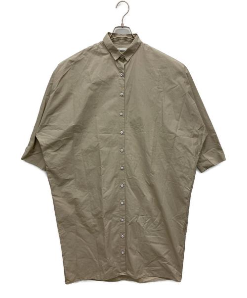 The shirts（ザシャツ）The shirts (ザシャツ) 半袖ワンピース ベージュ サイズ:2の古着・服飾アイテム