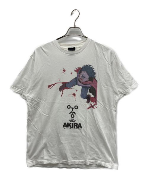 AKIRAセル画展（アキラセルガテン）AKIRAセル画展 (アキラセルガテン) 半袖Tシャツ ホワイト サイズ:XLの古着・服飾アイテム