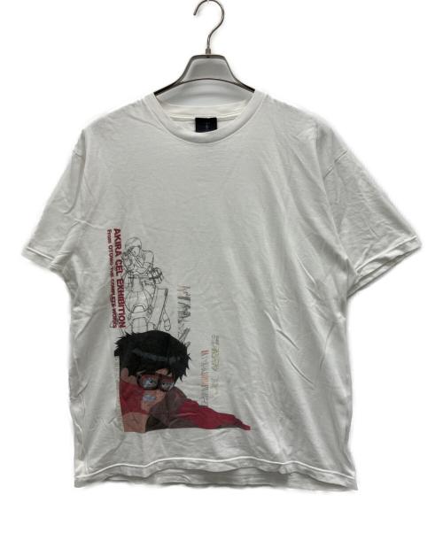 AKIRAセル画展（アキラセルガテン）AKIRAセル画展 (アキラセルガテン) 半袖Tシャツ ホワイト サイズ:XLの古着・服飾アイテム