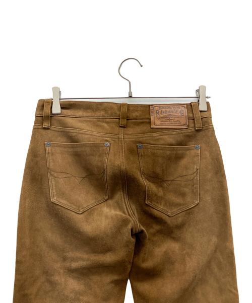 RALPH LAUREN（ラルフローレン）RALPH LAUREN (ラルフローレン) スウェードパンツ ブラウン サイズ:26の古着・服飾アイテム