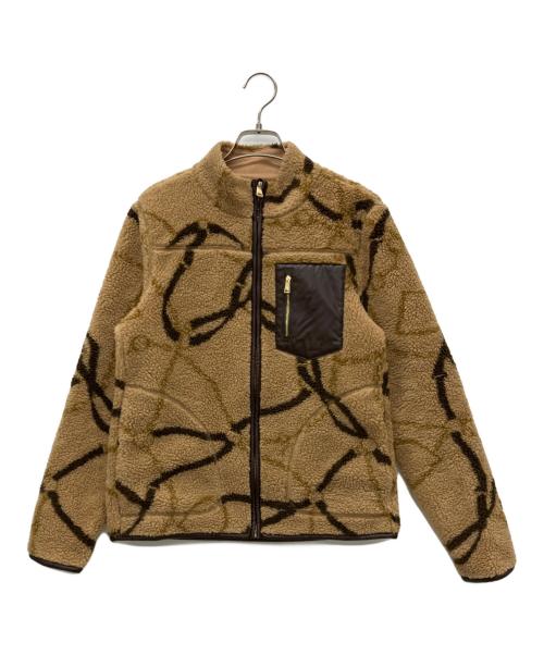 LAUREN RALPH LAUREN（ローレン ラルフ ローレン）LAUREN RALPH LAUREN (ローレン ラルフ ローレン) ボアジャケット ブラウン サイズ:XSの古着・服飾アイテム
