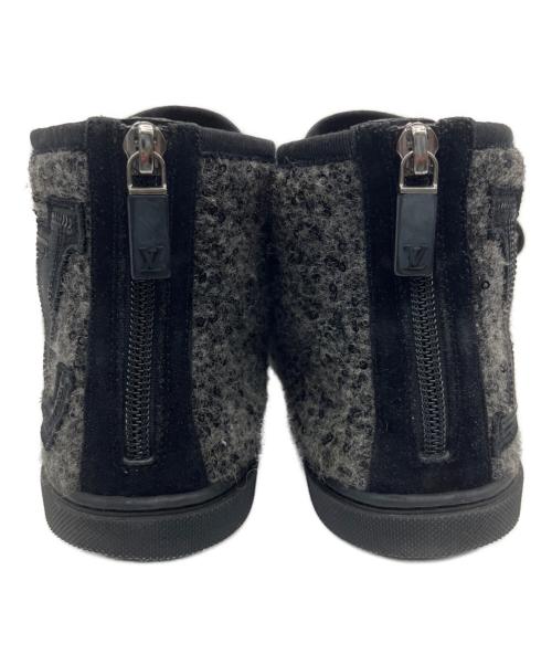 LOUIS VUITTON（ルイ ヴィトン）LOUIS VUITTON (ルイ ヴィトン) ハイカットスニーカー ブラック サイズ:36の古着・服飾アイテム