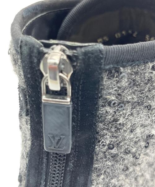 LOUIS VUITTON（ルイ ヴィトン）LOUIS VUITTON (ルイ ヴィトン) ハイカットスニーカー ブラック サイズ:36の古着・服飾アイテム
