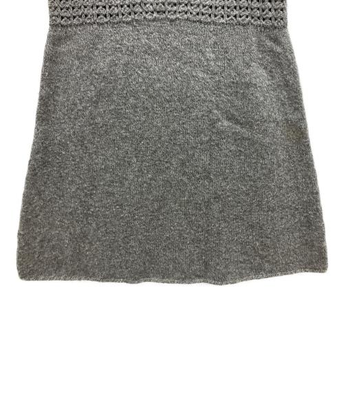 CHANEL（シャネル）CHANEL (シャネル) 半袖ワンピース グレー サイズ:38の古着・服飾アイテム