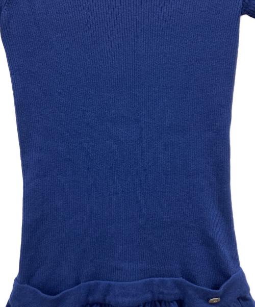 CHANEL（シャネル）CHANEL (シャネル) 半袖ワンピース ネイビー サイズ:36の古着・服飾アイテム