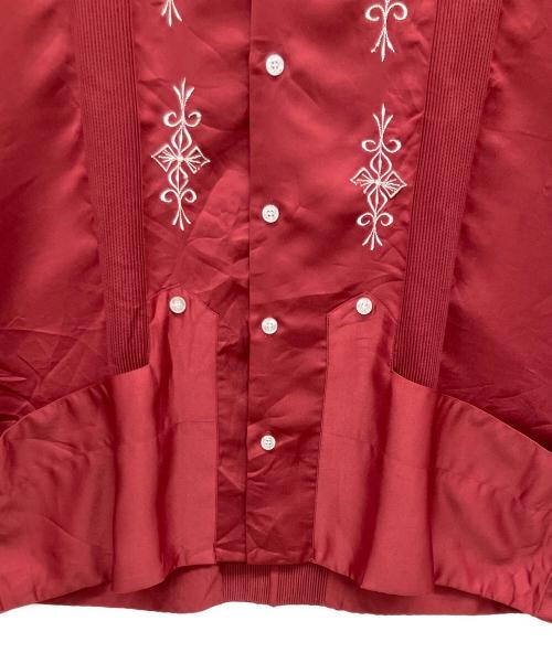 Cubana（クバーナ）Cubana (クバーナ) 半袖シャツ レッド サイズ:42の古着・服飾アイテム