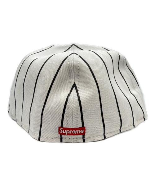 New Era（ニューエラ）New Era (ニューエラ) Supreme (シュプリーム) キャップ ブラック×ホワイト 未使用品の古着・服飾アイテム
