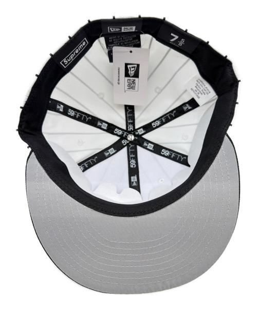 New Era（ニューエラ）New Era (ニューエラ) Supreme (シュプリーム) キャップ ブラック×ホワイト 未使用品の古着・服飾アイテム