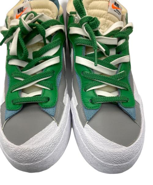 NIKE（ナイキ）NIKE (ナイキ) sacai (サカイ) ローカットスニーカー グレー×グリーン サイズ:US10.5の古着・服飾アイテム