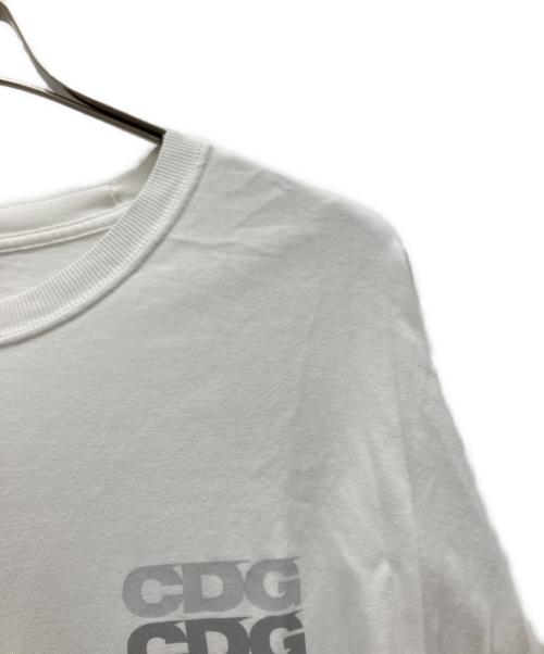 stussy（ステューシー）stussy (ステューシー) COMME des GARCONS (コムデギャルソン) 長袖Tシャツ ホワイト サイズ:Lの古着・服飾アイテム