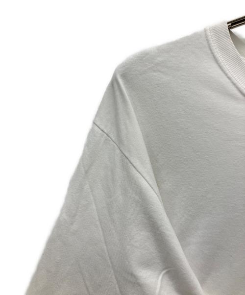 stussy（ステューシー）stussy (ステューシー) COMME des GARCONS (コムデギャルソン) 長袖Tシャツ ホワイト サイズ:Lの古着・服飾アイテム