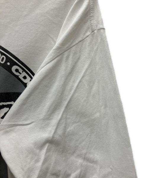 stussy（ステューシー）stussy (ステューシー) COMME des GARCONS (コムデギャルソン) 長袖Tシャツ ホワイト サイズ:Lの古着・服飾アイテム